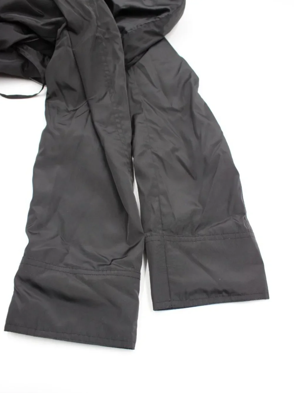 Michael Kors Hooded Raincoat Jacket Size Medium Black Polyester Coat Pockets